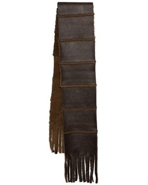 Our Legacy Shearling Scarf - Brown