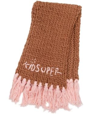 Kidsuper Chunky-Knit Scarf - Pink