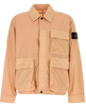 Stone Island Giubbino in nylon salmone - Neutro