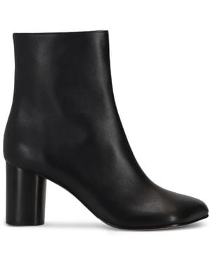 Niccolò Pasqualetti Obliqua Leather Ankle Boots - Black