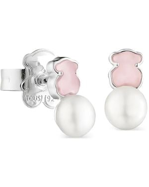 Tous Pearl Earrings - White