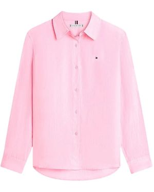 Tommy Hilfiger Emblem Shirt - Pink