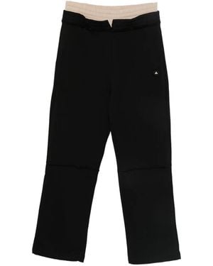 Peuterey Logo-Patch Track Trousers - Black