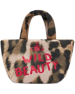 Vivienne Westwood Leopard-Print Tote Bag - Pink