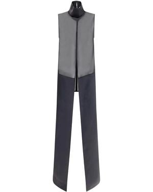 DI STAVNITSER Aida High-Neck Vest - Grey