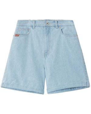 Chocoolate Roll-Cuff Shorts - Blue