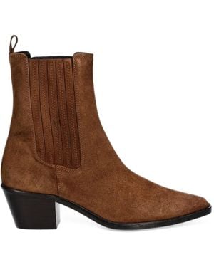 JONAK PARIS Suede Ankle Boots - Brown