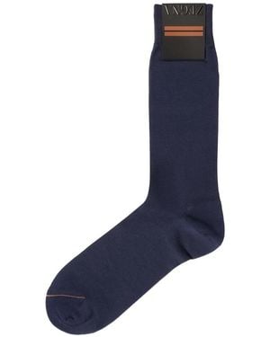 ZEGNA Long Socks - Blue
