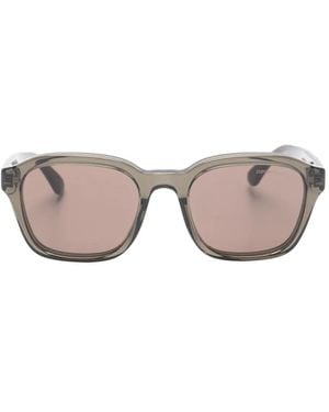 Emporio Armani Rectangle Frame Sunglasses - Pink