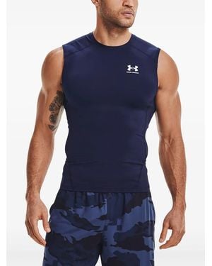 Under Armour Logo-Print Tank Top - Blue
