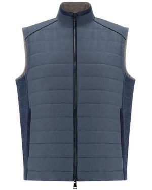 Paul & Shark Gilet Matelassé Typhoon Platinum - Blue