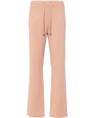 Liu Jo Ribbed-Knit Pants - Natural