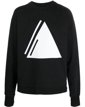Thom Krom Graphic Print Crew-Neck Sweatshirt - Black
