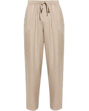 Hanro Hose mit Bundfalten - Natur