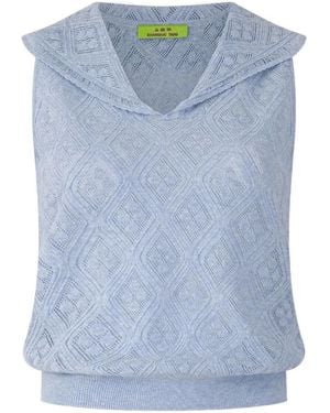 Shanghai Tang Top Smanicato - Blu