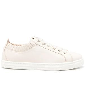 Agl Attilio Giusti Leombruni Leather Trainers - Natural