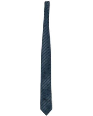 ZEGNA Brera Diagonal-Stripe Tie - Blue