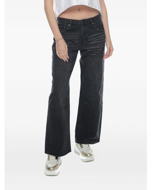 One Teaspoon Low Riders Wide-Leg Jeans - Blue