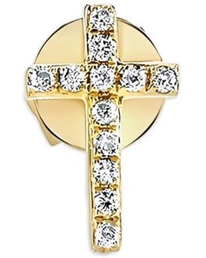 Sydney Evan 14Kt Gelbgoldohrring Mit Diamant - Mettallic