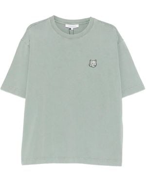 Maison Kitsuné Logo-Patch T-Shirt - Green