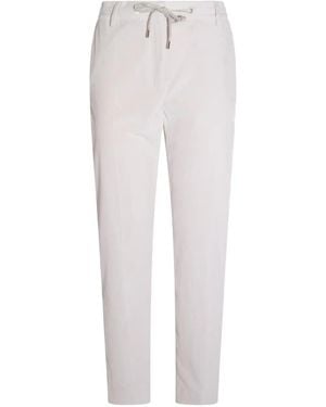 Eleventy Corduroy Trousers - White