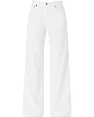 Haikure Belt-Loop Jeans - White