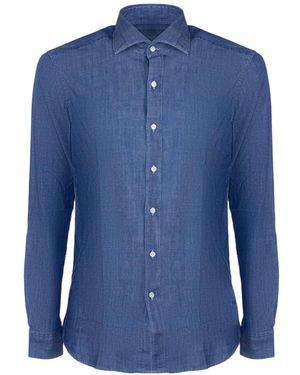 Fay Buttoned Shirt - Blue