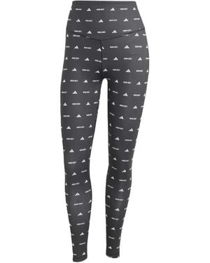 adidas X Moon Boot Logo-Print Leggings - Gray