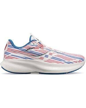 Saucony Striped Trainers - White