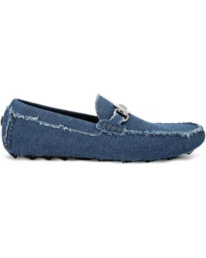 Philipp Plein Denim Loafers - Blue
