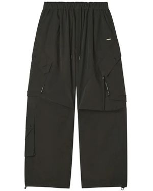 Musium Div. Pantalon Droit À Poches Cargo - Gris