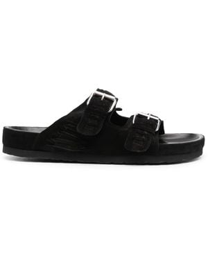 Isabel Marant Lekson Leather Sandals - Black
