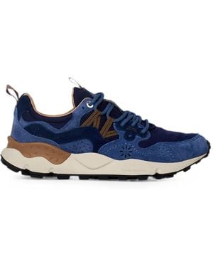 Flower Mountain Yamano 3 Suede Sneakers - Blue