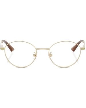 Jimmy Choo Brille Mit Rundem Gestell - Weiß