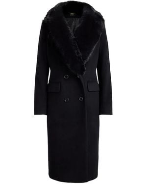 Ralph Lauren Double-Breasted Coat - Black