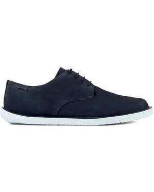 Camper Lace-Up Wagon Shoes - Blue