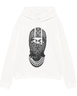 ih nom uh nit Graphic-Print Hoodie - White