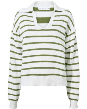 Proenza Schouler Murphy Sriped Jumper - Grey