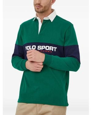 Polo Ralph Lauren Long-Sleeved Polo Shirt - Green