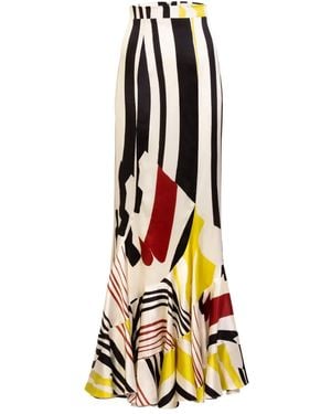 Silvia Tcherassi Falda larga Florina - Blanco