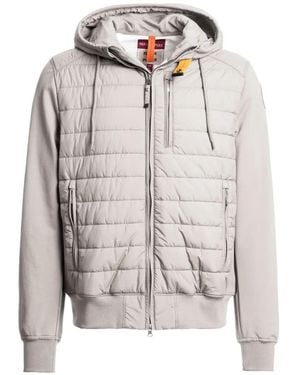 Parajumpers Quilted-Design Hooded Jacket - White