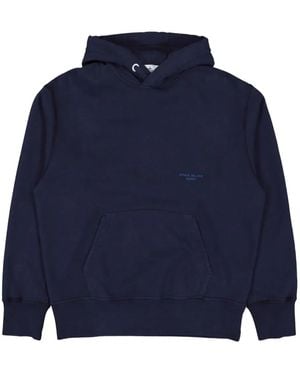 Stone Island Marina Kangaroo-Pocket Hoodie - Blue
