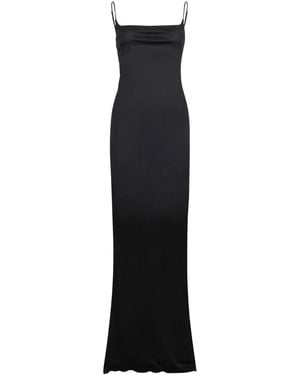 DSquared² Robe Drapée À Bretelles - Noir