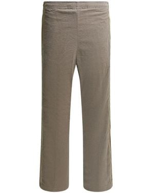 Kapital Stripe Appliqué Trousers - Grey