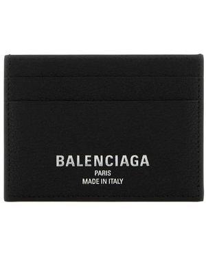 Balenciaga Kartenetui Mit Logo-Print - Schwarz