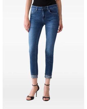 Liu Jo Skinny Jeans With Embellishments - Blue
