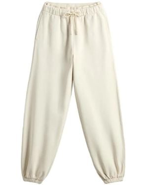 Woolrich Pantaloni Sportivi Con Effetto Spazzolato - Bianco