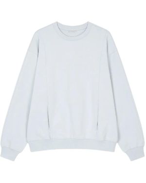 Studio Tomboy X Sweater Met Geborduurd Logo En Opgestikte Zak - Wit