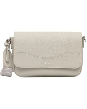 ARMANI EXCHANGE Bandolera Con Tira Y Logo Estampado - Gris