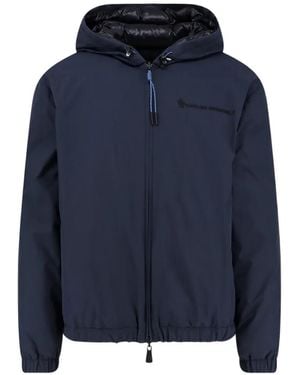 Moncler リバーシブル フーデッドジャケット - ブルー